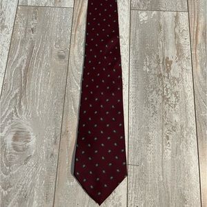 Robert Stewart Silk Tie Paisley deep red